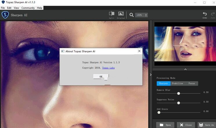 Topaz Sharpen AI官方版(人工智能清晰锐化软件)