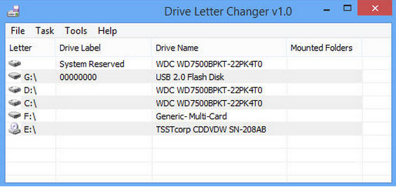 Drive Letter Changer绿色版