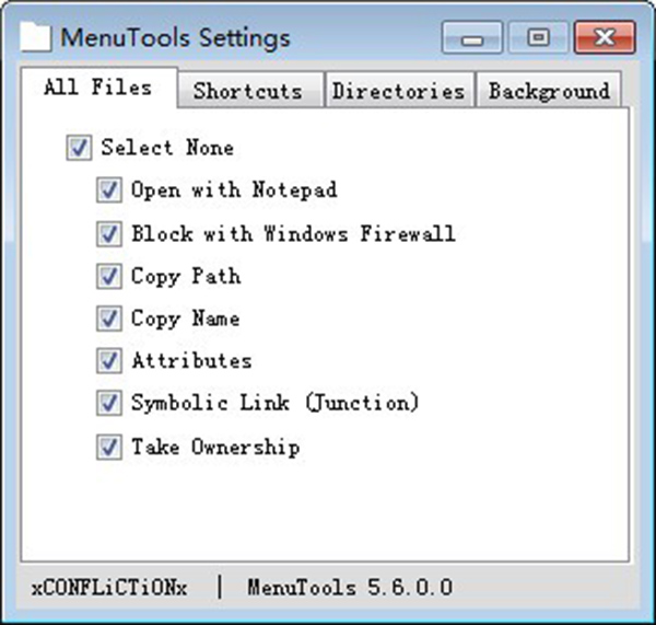 XMenuTools免费版(右键菜单工具)