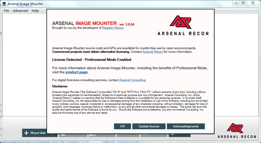 Arsenal Image Mounter绿色英文版