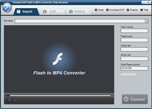 ThunderSoft Flash To MP4 Converter官方版(SWF转MP4)
