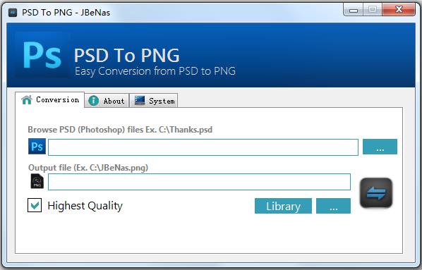 PSD To PNG多国语言安装版(PSD转PNG格式工具)