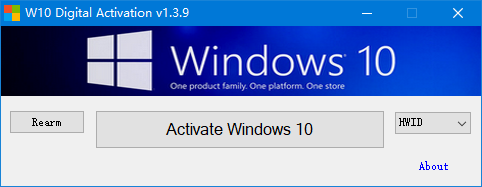 Windows 10 Digital Activation免费汉化版(激活Win10系统工具)