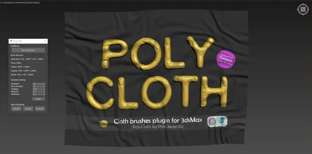 PolyCloth ClothBrush英文免费版