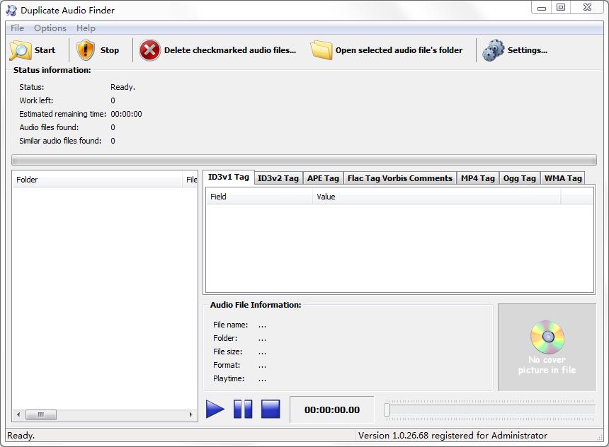 Duplicate Audio Finder英文安装版(音频查重工具)