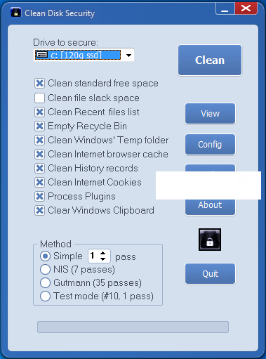 Clean Disk Security免费版(硬盘清理工具)