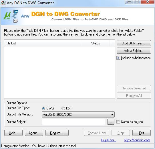 Any DGN to DWG Converter英文安装版