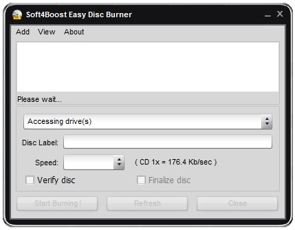 Soft4Boost Easy Disc Burner英文安装版(光盘刻录软件)