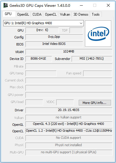 GPU CapsV1.43.0.0 英文安装版