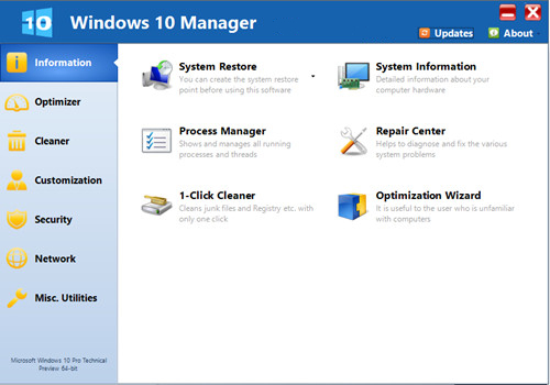Windows 10 Manager免费版