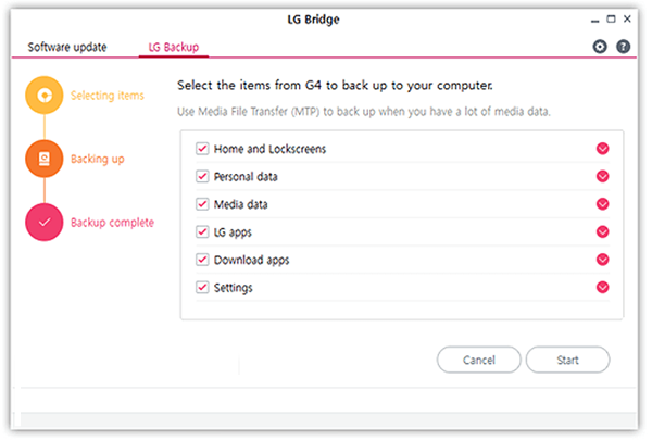 LG Bridge官方版(LG手机备份管理软件)