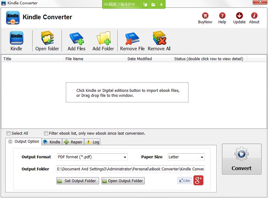 Kindle Converter英文安装版(kindle转换格式软件)