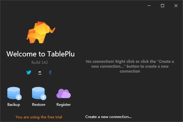 TablePlus英文安装版(数据库编辑器)