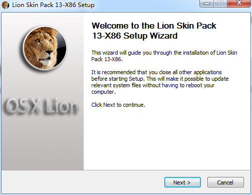 Lion skin pack 13 X86免费版
