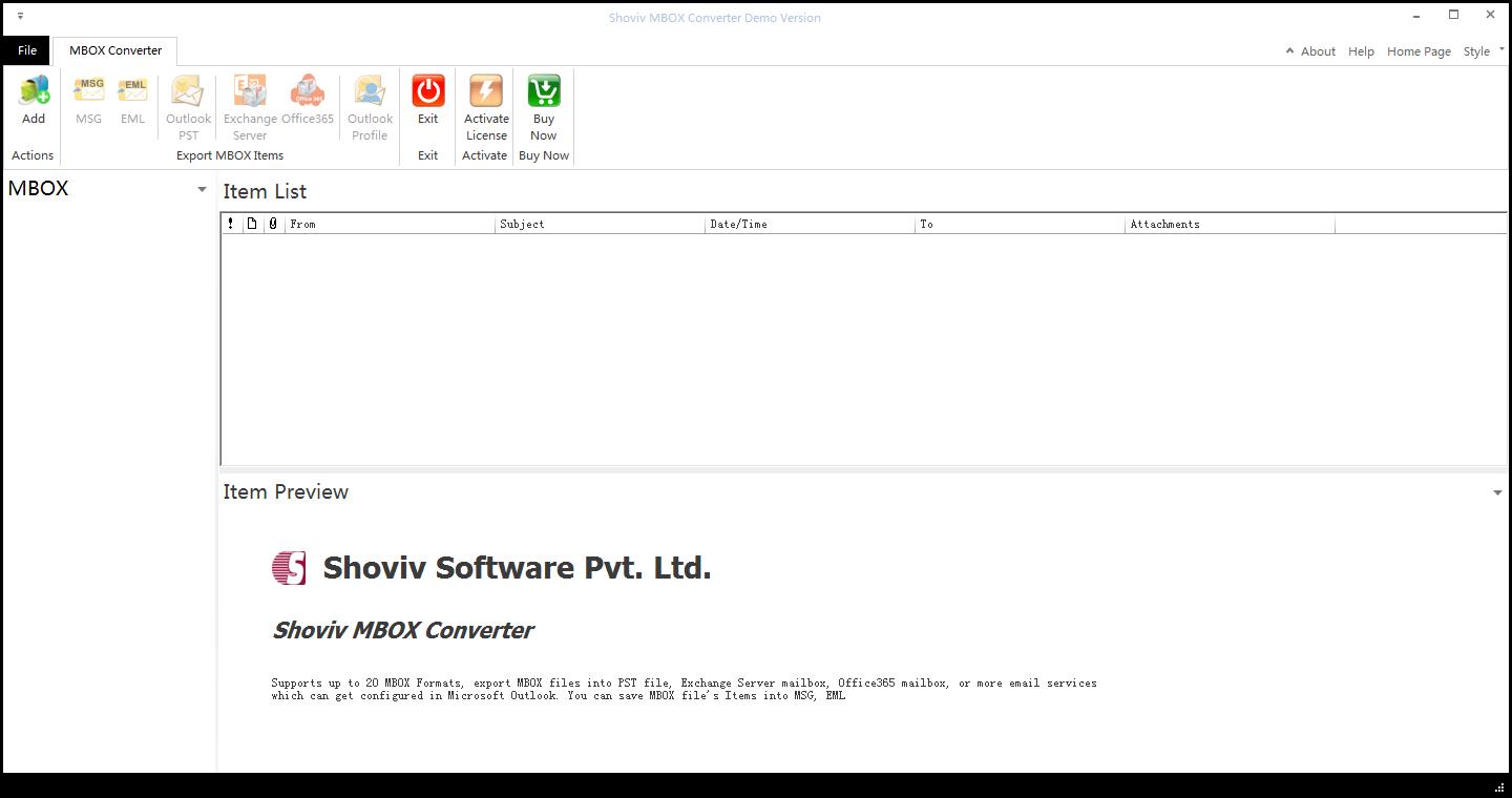 Shoviv MBOX Converter英文安装版(MBOX转换工具)