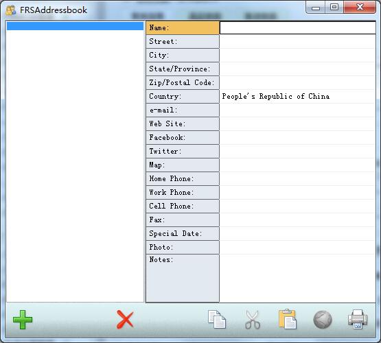 FRSAddressbook（通讯录管理）英文安装版