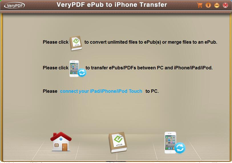 VeryPDF ePub to iPhone Transfer英文安装版