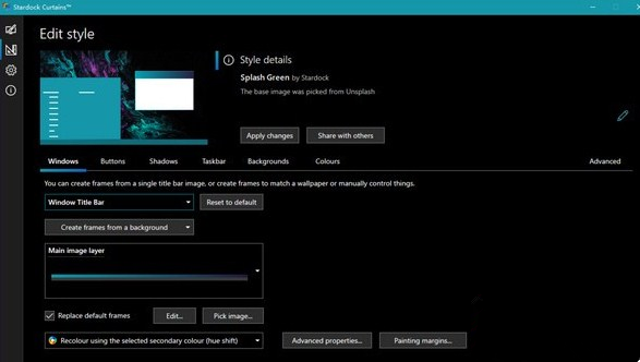 Stardock Curtains免费版(Win10主题美化软件)