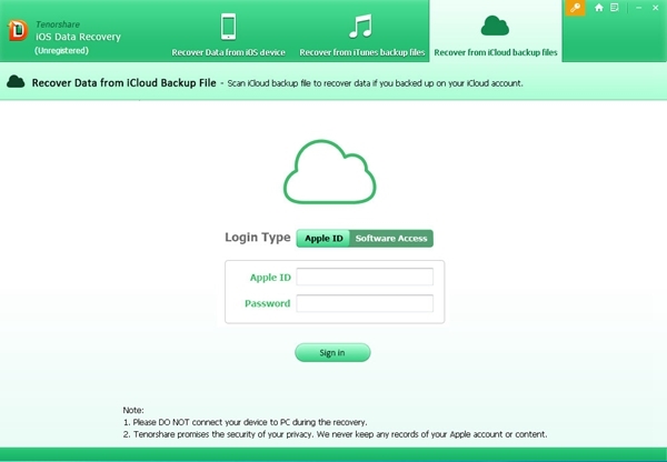 Tenorshare iOS Data Recovery 官方版(ios数据恢复软件)