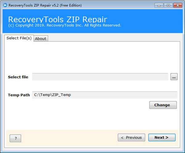 RecoveryTools ZIP Repair官方版(zip修复工具)