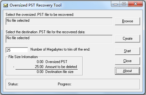 PST Recovery Tool英文<a href=https://www.officeba.com.cn/tag/lvseban/ target=_blank class=infotextkey>绿色版</a>(pst文件修复器)