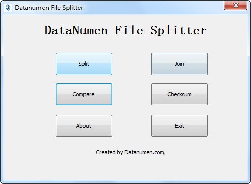 DataNumen File Splitter英文安装版