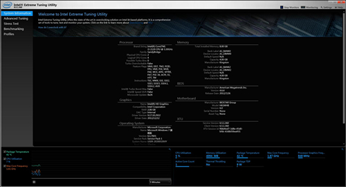 英特尔超频软件官方安装版(Intel Extreme Tuning Utility)