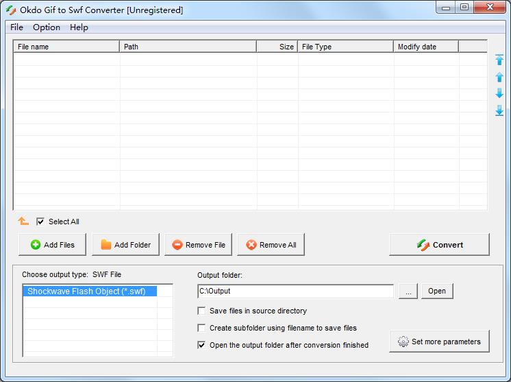 Okdo Gif to Swf Converter英文安装版(GIF转SWF工具)