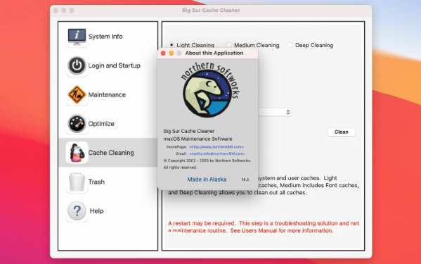 Big Sur Cache CleanerMac版
