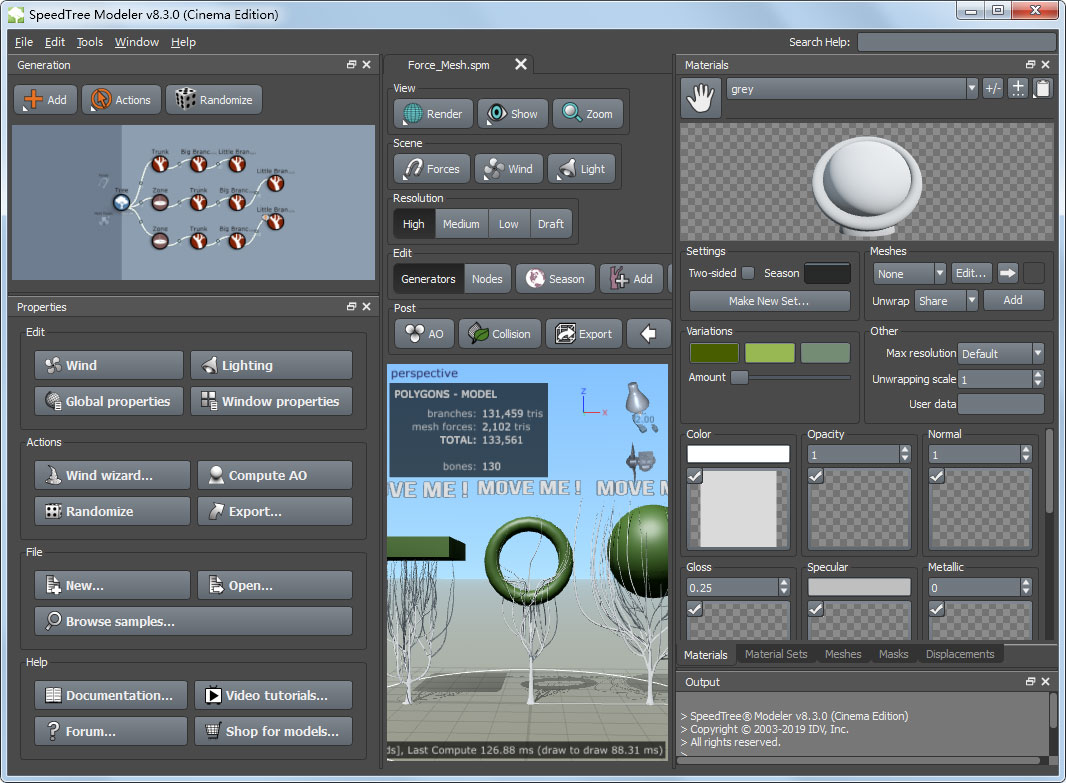 SpeedTree Modeler