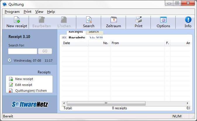 SoftwareNetz Receipt多国语言安装版(收据打印软件)