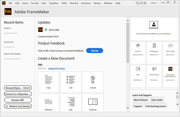 Adobe FrameMaker 2020中文<a href=https://www.officeba.com.cn/tag/lvseban/ target=_blank class=infotextkey>绿色版</a>