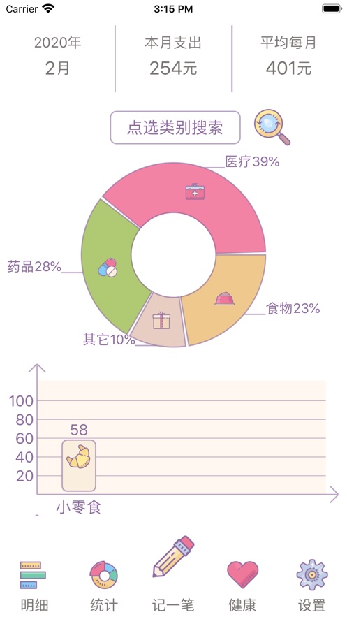 猫咪记账