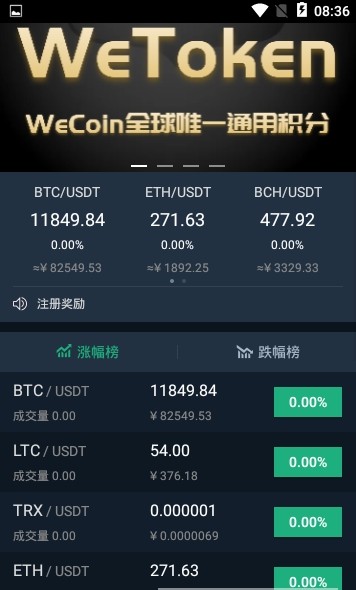 WeCoin交易平台